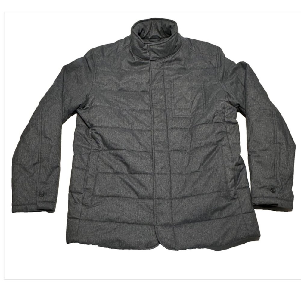 NWOT Banana Republic Men’s Quilted Puffer Jacket L — Heather Gray